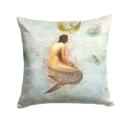 Cojín decorativo de tela de sirenas y tritones