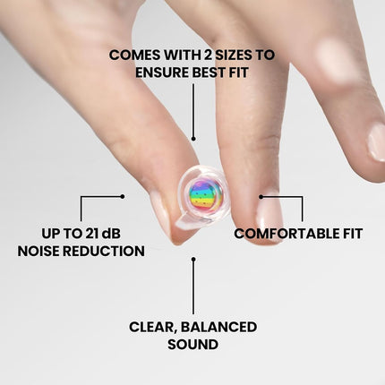 Eargasm Smaller Ears Earplugs (Rainbow)