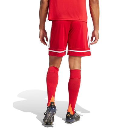 adidas Mens Squadra 25 Shorts, Team Power Red/Team Power Red/White, 3X-Large