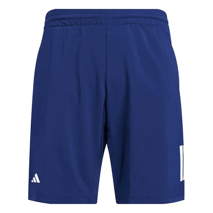 adidas Men's Club Tennis Climacool 3-Stripes Shorts, Dark Blue, M/9" Inseam