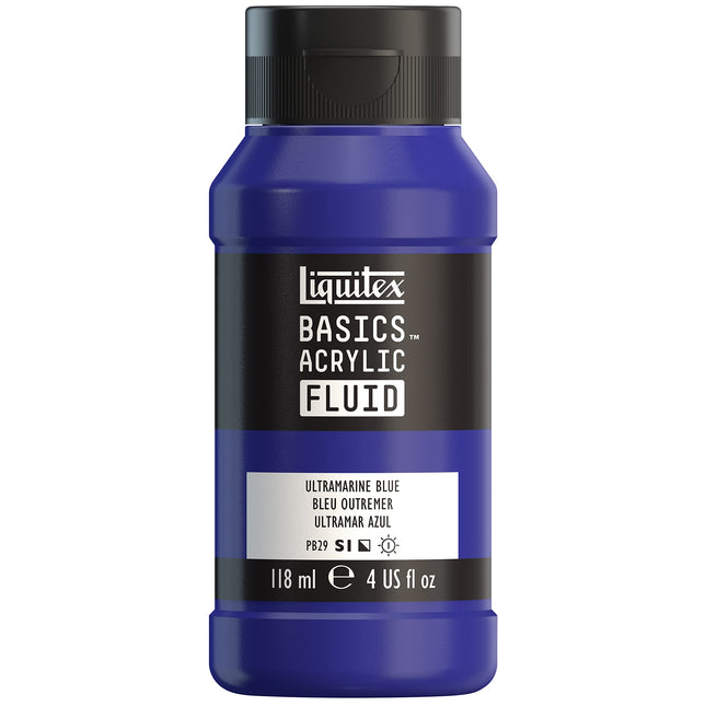 Liquitex Basics Fluid Acrylic Paint Set, Ultramari