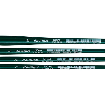 Da Vinci 4219 Series Synthetic Brush Set, Bristle, Green/Blue/Black, 30 x 30 x 30 cm