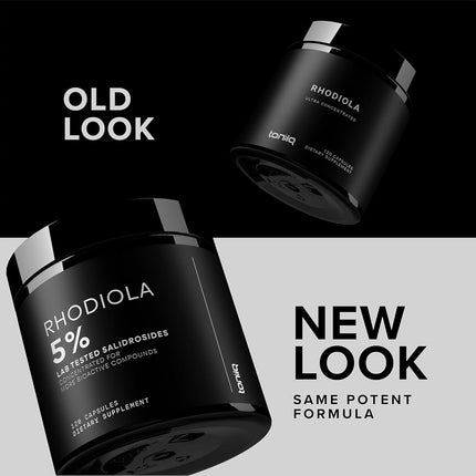 Triple-Strength 600mg Rhodiola Rosea - 120 Capsules - 5% Salidroside Concentrated Extract - Highly Purified and Highly Bioavailable