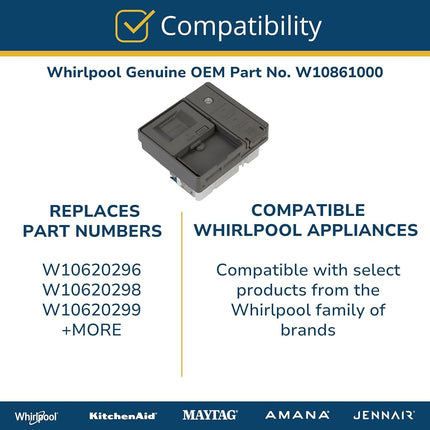 Distributeur de détergent Whirlpool W10861000