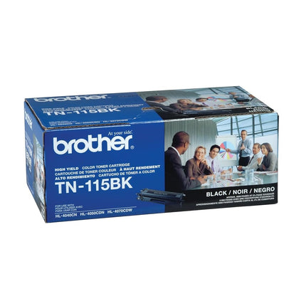 Brother TN115BK High Yield Black Toner Cartridge -