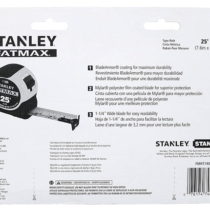Stanley Consumer Tools FMHT74038 25' Fatmax Tape Measure (2 Pack)
