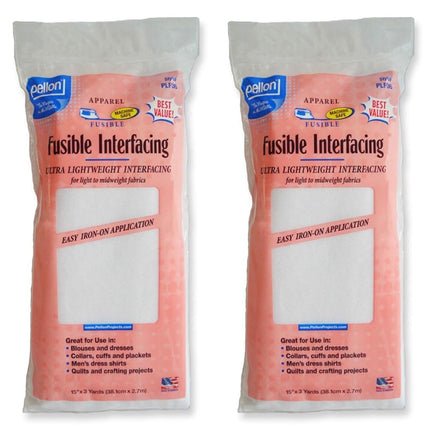 Pellon 15 inches x 3 Yards White Fusible Interfaci