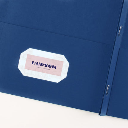 Avery Two Pocket Folders with 3 Prong Fasteners, Holds 70 Sheets, Case Pack of 125 Blue Folders (47975)