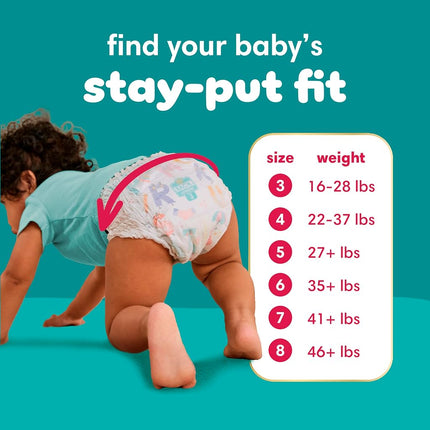 Pampers Pull On Cruisers 360° Fit Disposable Baby Diapers with Stretchy Waistband, Super Pack (Packaging May Vary)
