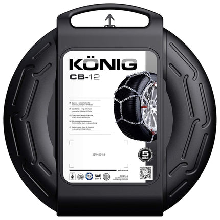 KÖNIG CB-12 095 - Snow Chains, 2 Pieces