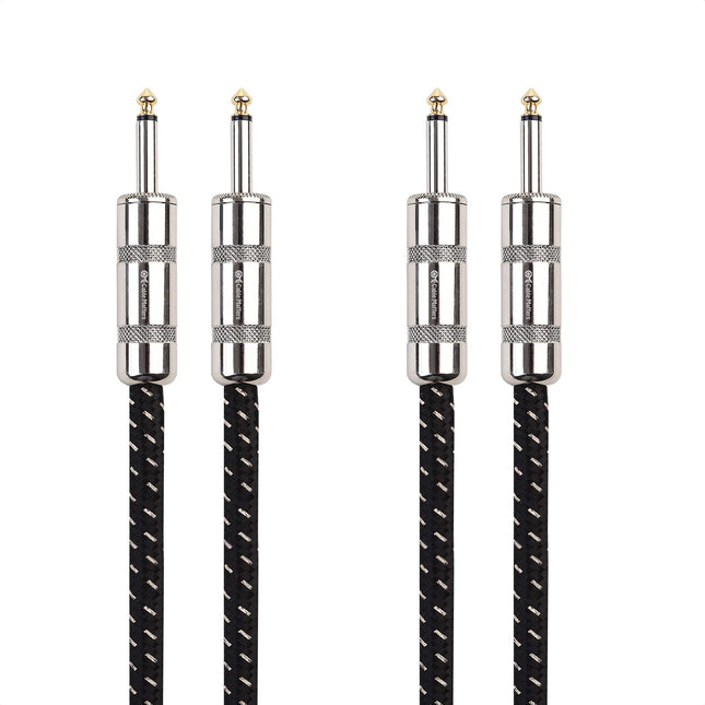 Cable Matters 2-Pack Braided TS Speaker Cable in B