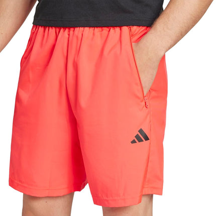 adidas Men's Train Essentials Woven Shorts, Lucid Red/Black, XS / 9L