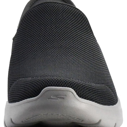 Skechers Men's Gowalk Flex Hands Free Slip-ins Athletic Slip-on Casual Walking Shoes Sneaker, Dark Gray, 9 UK X-Wide