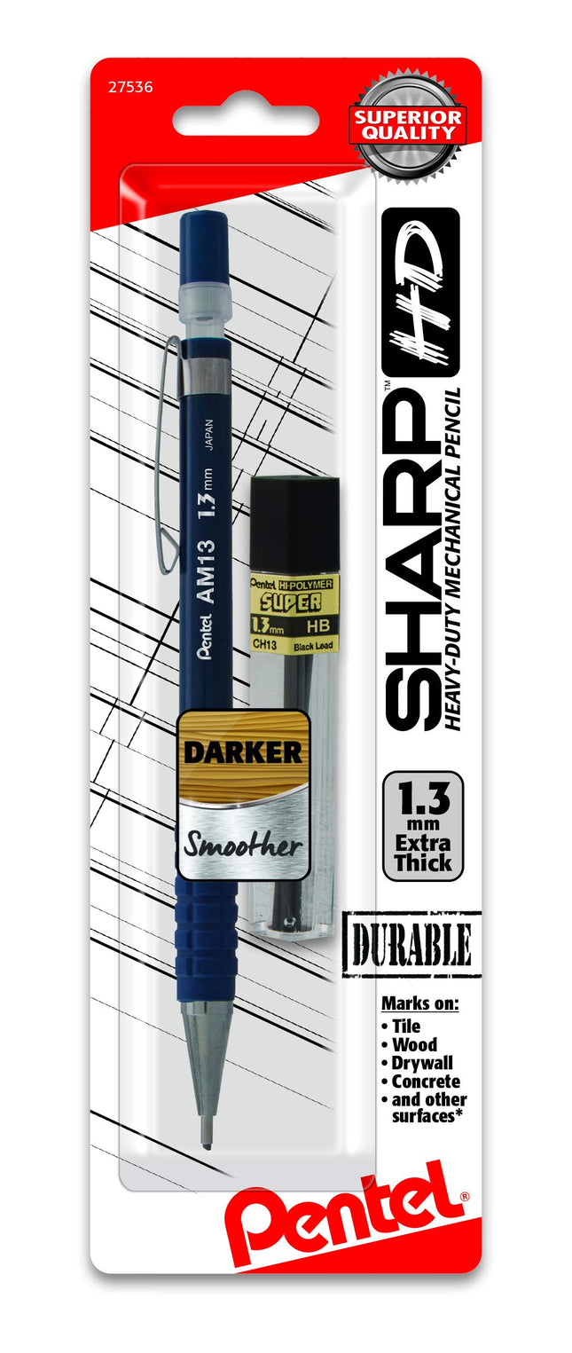 Pentel Sharp HD Mechanical Pencil (1.3mm), Dark Bl