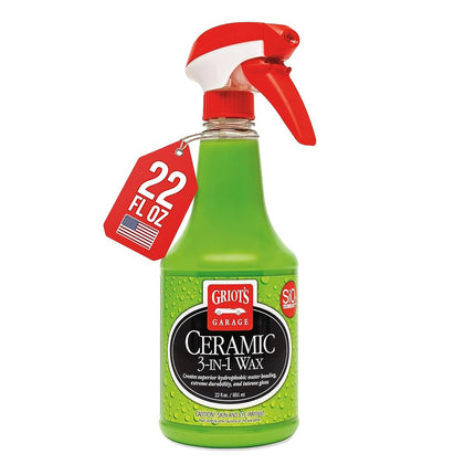 Griot'S Garage 10978 3-In-1 Ceramic Wax 22Oz, Gree