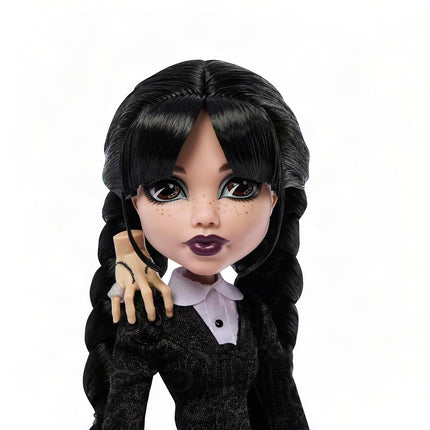 Monster High x Wednesday Addams Doll in Black Dress