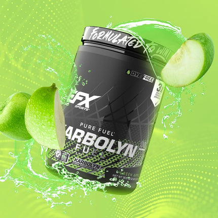 EFX Sports Karbolyn Performance Carb Fuel, Green Apple, 35.3 Ounce