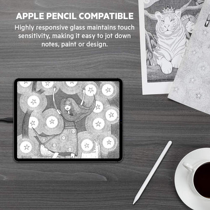Belkin ScreenForce TruePrivacy Screen Protector for iPad Pro 12.9 (Removable + Reusable Privacy Screen Protection)