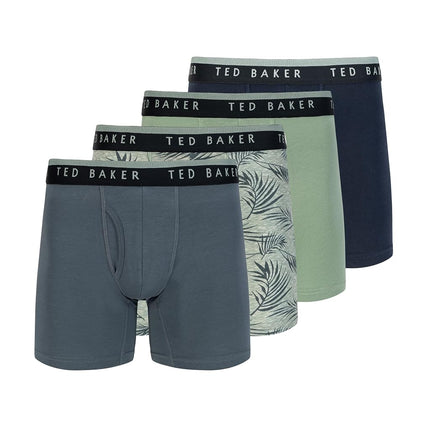 Ted Baker Men's Standard 4 Pack Cotton Stretch Box