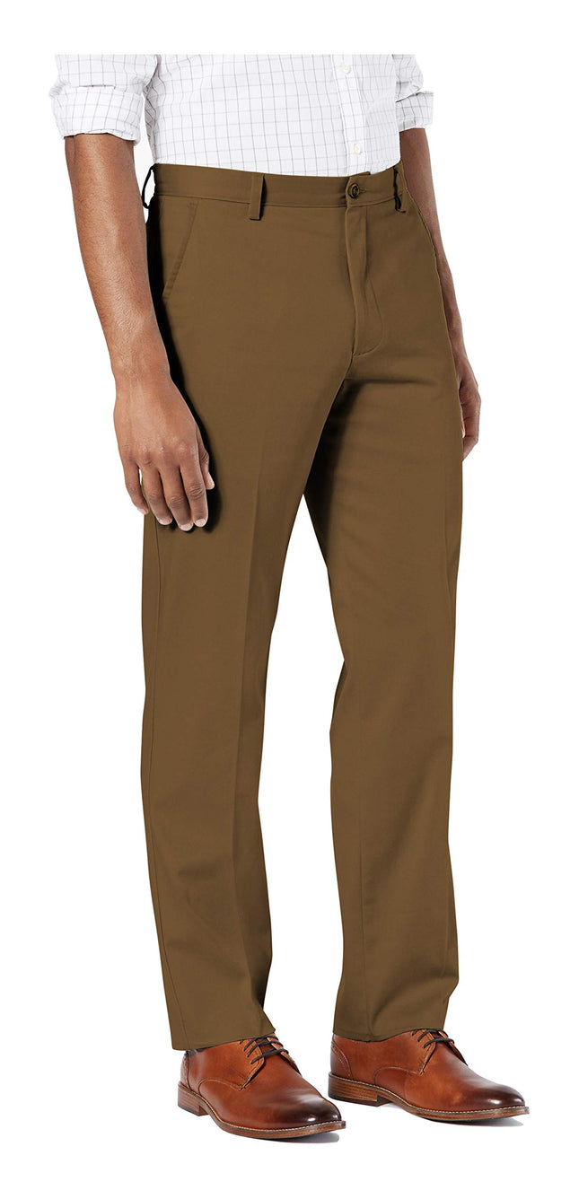 Dockers Men's Classic Fit Easy Khaki Pants, Tobacco - Brown, 36Wx29L