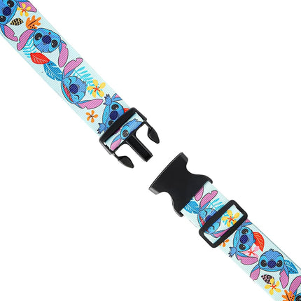 Disney Stitch Luggage Strap 2-Piece Set Officially Licensed, Adjustable Luggage Straps from 30'' to 72''