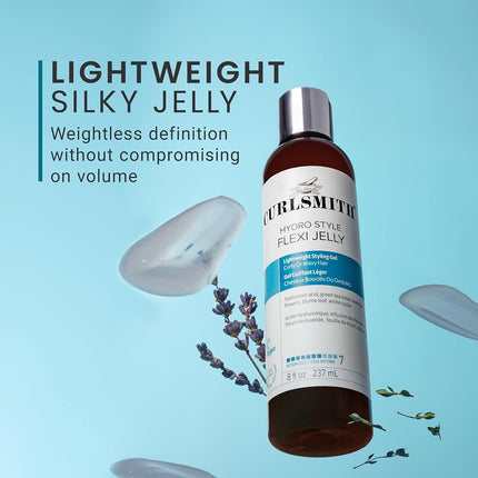 CURLSMITH - Hydro Style Flexi-Jelly - Vegan Defining Gel for Wavy, Curly or Coily Hair (16 fl oz)