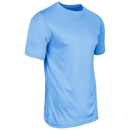 CHAMPRO Vision Lightweight Polyester T-Shirt Jersey, Youth Large, Light Blue