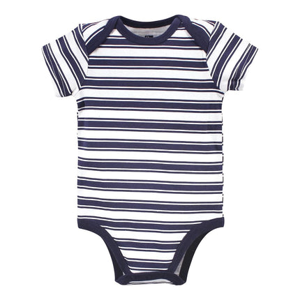 Hudson Baby Bodysuits de algodón unisex para bebé, paquete de 5 unidades para niño, papá, prematuro, paquete de 5 unidades para niño, papá, prematuro