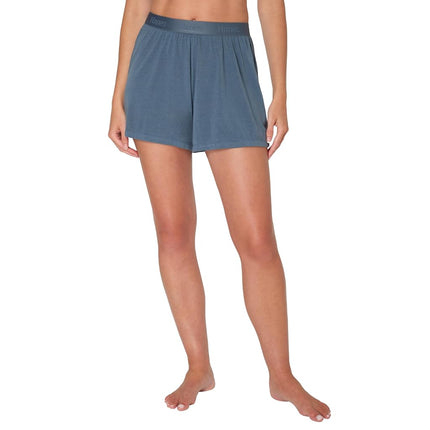 Hanes Women's Originals Sleep, 2-Pack, Comfywear Supersoft Lounge Shorts Pack, 3.25", Stargazer Grey/Mellow Peach, Small