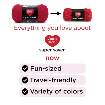 Red Heart Super Saver Super Yarn Crochet Kit with Accessories for Knitting, Crocheting, Crafts & Amigurumi Projects Projects