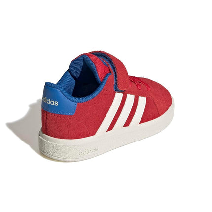 adidas Unisex Baby Grand Court 00s Shoes Infants, Pure Ruby/core White/Bright Royal, 4 UK Child