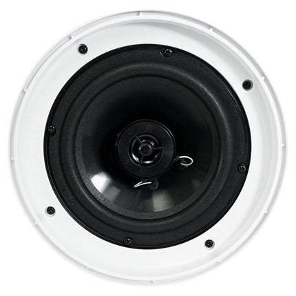 Rockville (6) PEN-65T White 6.5" 70V Hanging Pendant Speaker Commercial/Restaurant