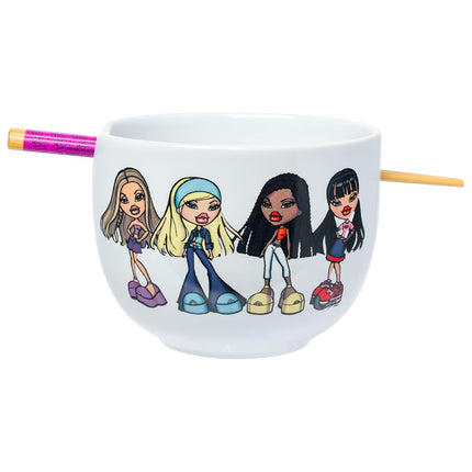 Bratz 20-Ounce Ceramic Ramen Bowl and Chopstick Se