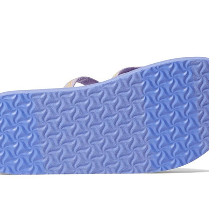 Teva Women's Olowahu Flip-Flop, Palms Lilac, 12 Little Kid