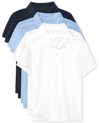 The Children's Place Boy's Short Sleeve Pique Polo