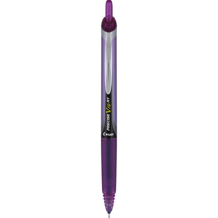 Pilot, Precise V10 RT Refillable & Retractable Rolling Ball Pens, Bold Point 1 mm, Green, Pack of 12