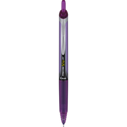 Pilot, Precise V10 RT Refillable & Retractable Rolling Ball Pens, Bold Point 1 mm, Green, Pack of 12