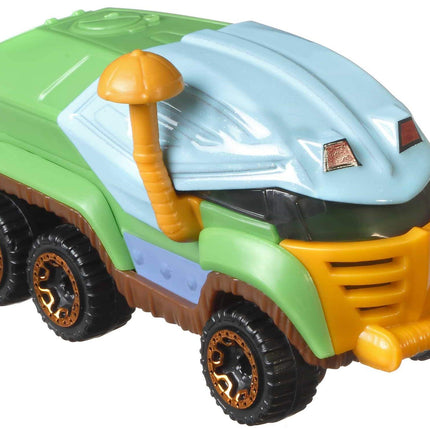 Hot Wheels Masters of the Universe Paquete de 5 carros de personajes a escala 1:64, vehículos coleccionables inspirados en He-Man, Skeletor, Man-At-Arms, Beast Man y Teela, regalo para coleccionistas, fans y niños de 3 años en adelante