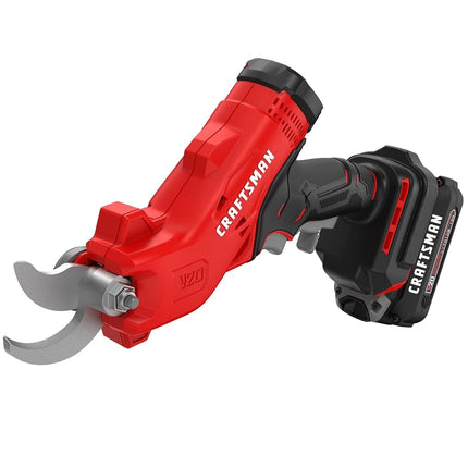Sécateur électrique sans fil CRAFTSMAN 20 V MAX, batterie et chargeur inclus (CMCPR320C1)