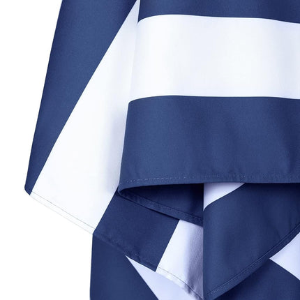 Dock & Bay Beach Towel - Quick Dry, Sand Free - Compact, Lightweight - 100% Recycled - Includes Bag - Cabana - Whitsunday Blue - Extra Large (200x90cm, 78x35)