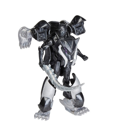 Marvel Mech Strike Mechasaurs, 4-Inch Black Panther with Sabre Claw Mechasaur Action Figures, Super Hero Toys for Kids Ages 4 and Up