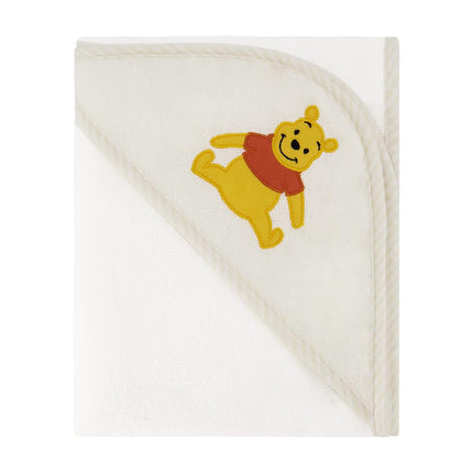 Toallas de bebé con capucha Disney Cudlie, paquete de 2, enrolladas/con tarjeta, diseño de Winnie The Pooh "Sweet Life"
