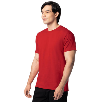 Camisetas de Algodón Eversoft para Hombre Fruit of the Loom, Transpirables y que Absorben la Humedad con Control de Olores, Tallas S-4x, Paquete de 2 Rojo Verdadero, XL