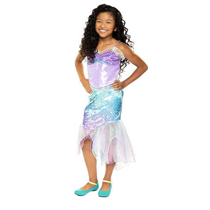 Disney The Little Mermaid Ariel’s 2 Piece Dress - Mermaid Under The Sea Fashion Outfit