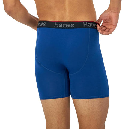 Hanes Men's Hanes Men's Comfort Flex Fit Total Support Pouch Briefs, 3-pack Boxer Briefs, Blue/Red/Black Regular Leg, M UK