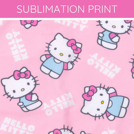 Hello Kitty Rainbow Girls UPF 50+ Girls Plus Size 4-14-16, pink, 8