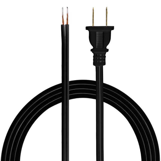 GE 8 Ft Replacement Lamp Cord, Polarized Molded Pl