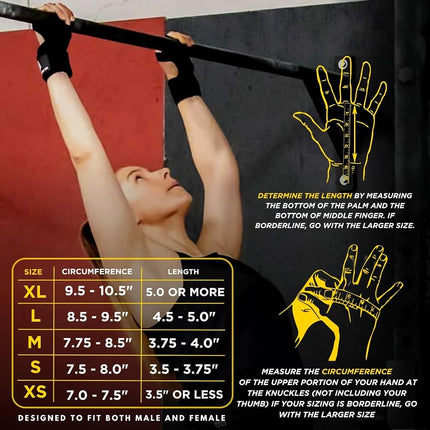 Guantes de levantamiento de pesas Fit Active Sports nuevos, ventilados, con muñequeras incorporadas, protección total de la palma y agarre extra. Empuñaduras para dominadas, entrenamiento cruzado, fitness y levantamiento de pesas. Hombres y mujeres.