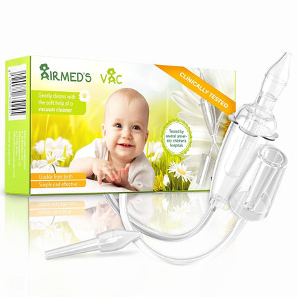 Airmed's Vac Nasal Aspirator Baby. CLINICALLY Test