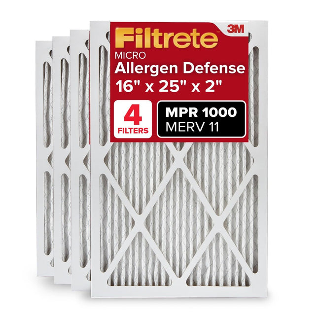 Filtrete 16x25x2 MPR 1000 AC Furnace Air Filter Mi